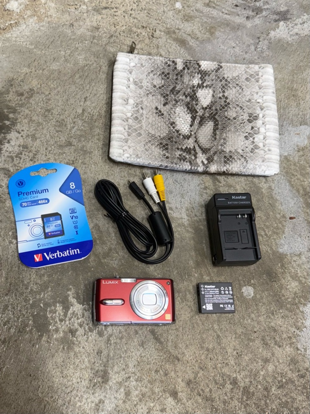 Panasonic LUMIX Red Digital Camera Tested With Accessories